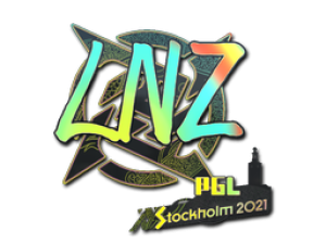 Наклейка|LNZ(голографическая)|Стокгольм-2021